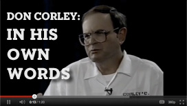Don Corley Speaks About Molestation